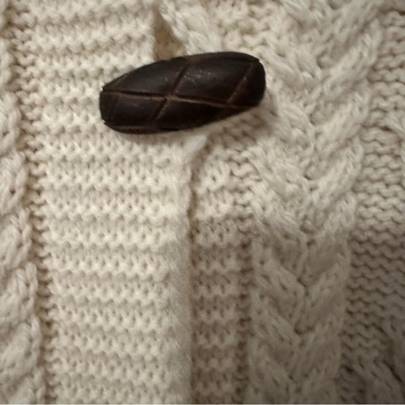 Aran Crafts Cream Cable Knit Cardigan - Picture 4 of 7